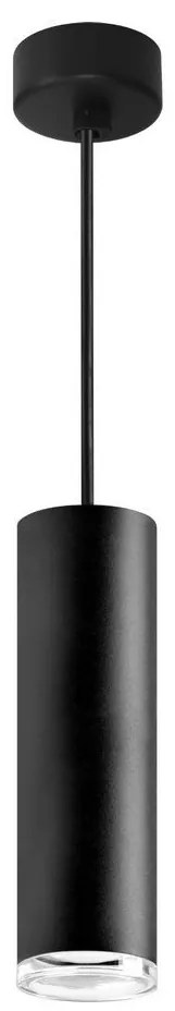 LED RGBW Stmievateľný kúpeľňový luster na lanku TURYN 1xGU10/6,5W/230V IP44 čierna