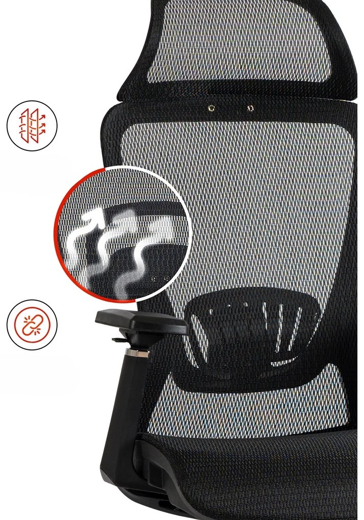 Kancelářská židle Litos černá