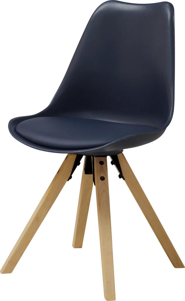 Bighome - Jedálenská stolička HUGO, modrá