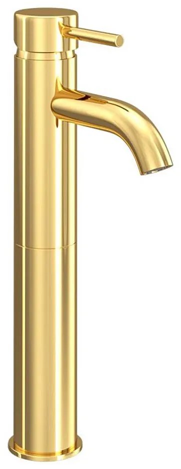 BATH DELUXE 28-005-02-64-00 - Umývadlová batéria DRAGOR 29 cm lesklá mosadz