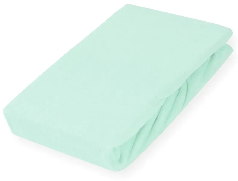 Froté napínacie prestieradlo FR-034 Mintové 160 x 200 - výška 20 cm