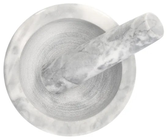 Mažiar MARBLE mramorový, sivý 812021