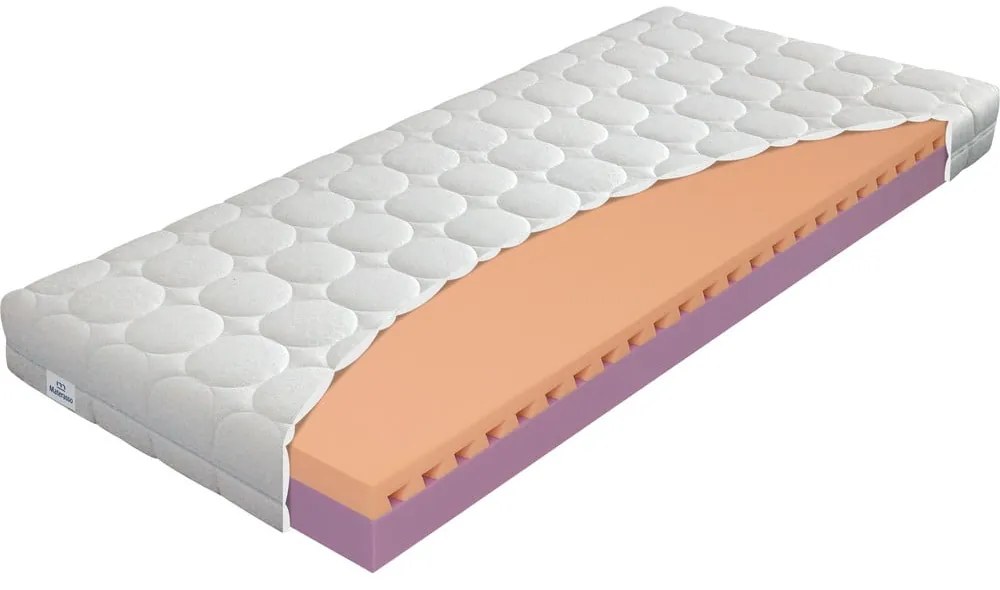 Stredne tvrdý/mäkký penový obojstranný detský matrac 90x200 cm Junior Relax 16 – Materasso