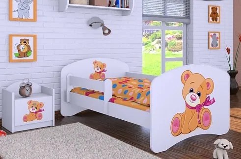 MAXMAX Detská posteľ bez šuplíku 140x70cm MÉĎA