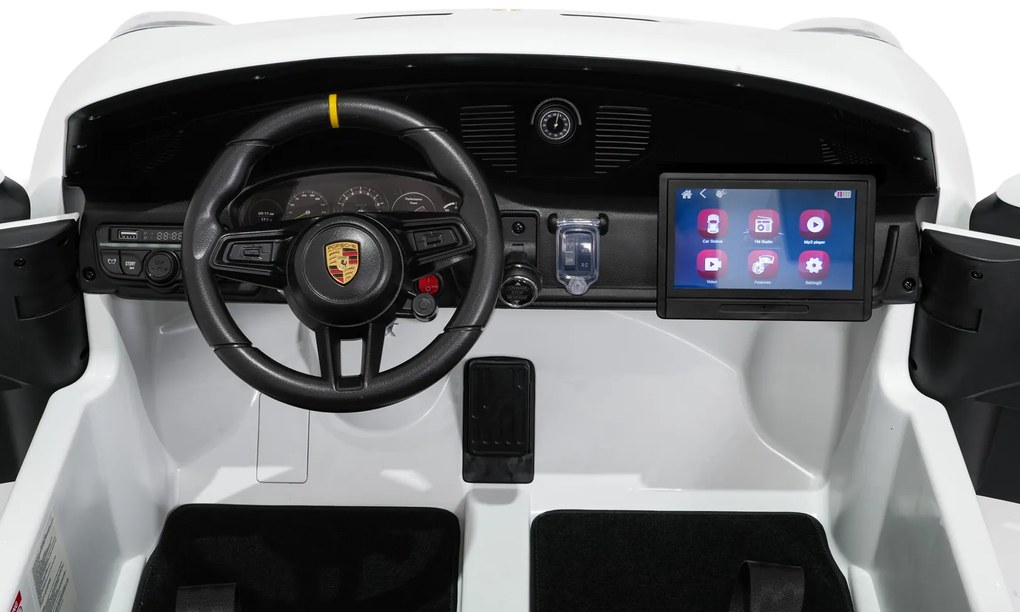 Detské elektrické autíčko Porsche 911 GT3 STRONG MP4 biele