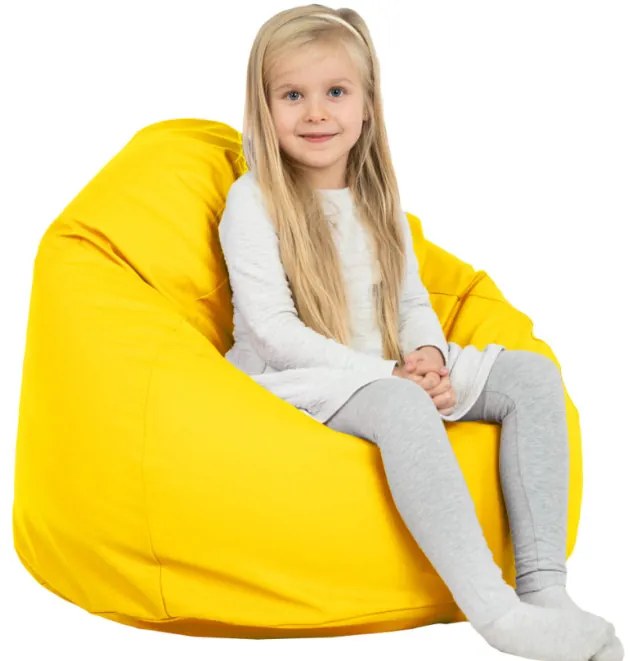 Sedací vak SAKO slnečný ekokoža