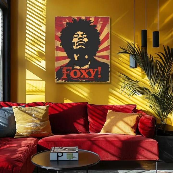 Jimi Hendrix obraz na plátne - Legenda zvuku