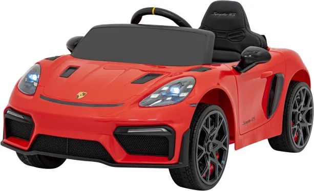 Elektrické autíčko Porsche Spyder RS 718 MP4 červené