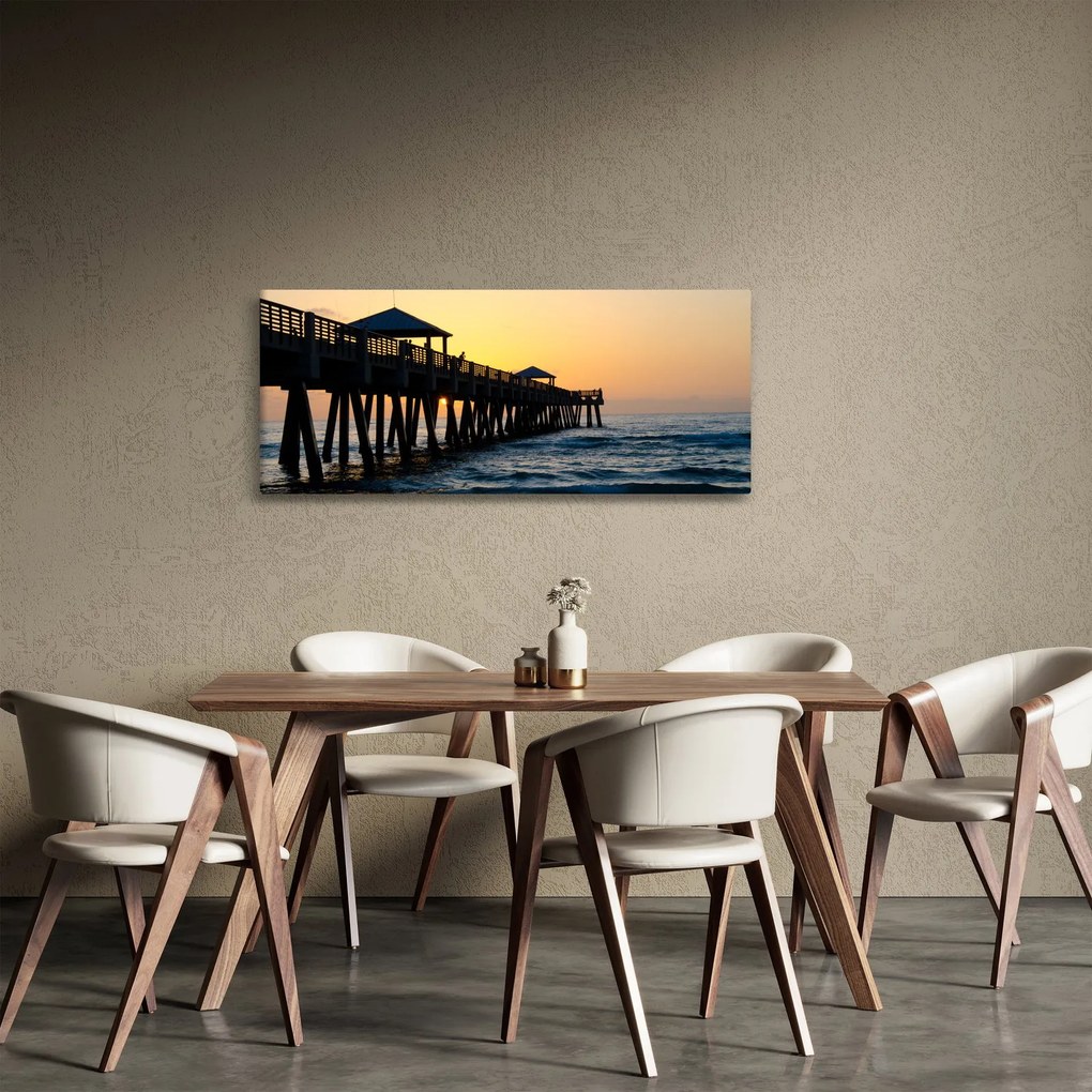 Obraz pláže (120x50 cm)