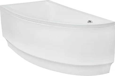 Besco Akrylátová asymetrická vaňa Praktika 140x70 (150x70) BESCO-Rozmery: 140x70, BESCO-Farba: Biela, BESCO-Orientácia: Pravá