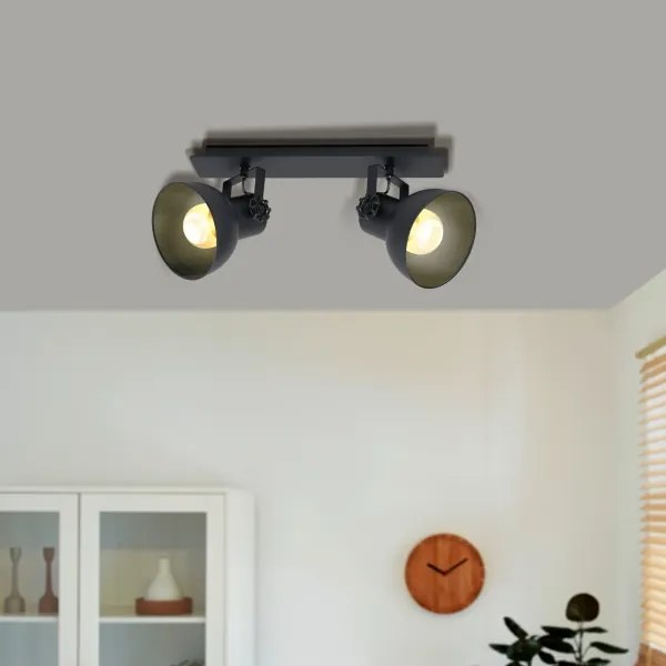 Eglo 43432 - Bodové svietidlo BARNSTAPLE 2 2xE27/40W/230V