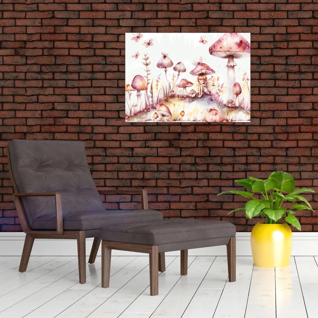 Obraz - Ružová víla (70x50 cm)