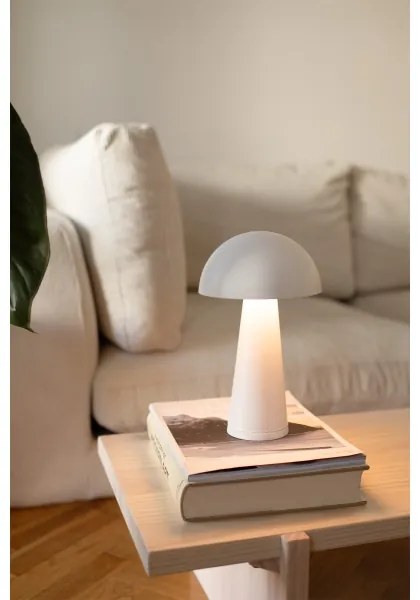 Markslöjd 108656 - LED Stmievateľná nabíjacia lampa FUNGI LED/1,5W/5V IP44 biela