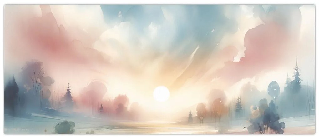 Obraz - Elegantná krajina (120x50 cm)