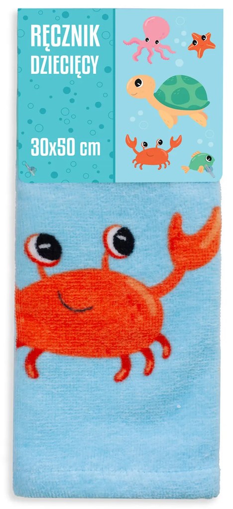 DETSKÝ FROTÉ UTERÁK ANIMALS 30X50 CM VZOROVANÁ