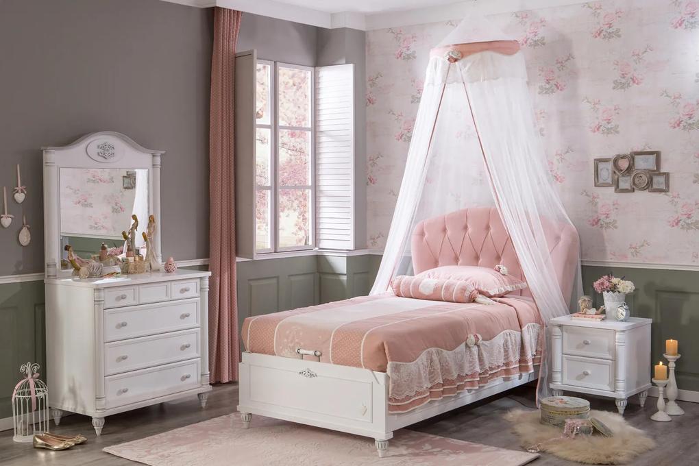Detská posteľ s úložným priestorom Romantic II