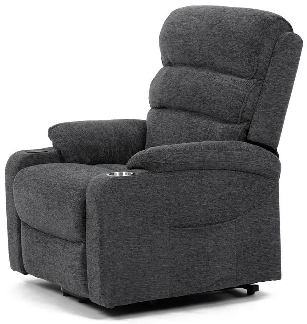Autronic BONTEC Polohovacie kreslo, elektrické káblové ovládanie, šedá, látka, TV-S8348 GREY2 Farba: Šedá