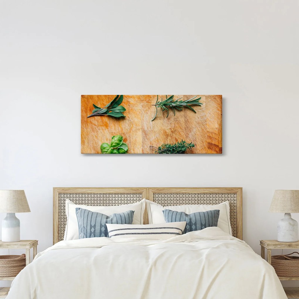 Obraz - Bylinky (120x50 cm)