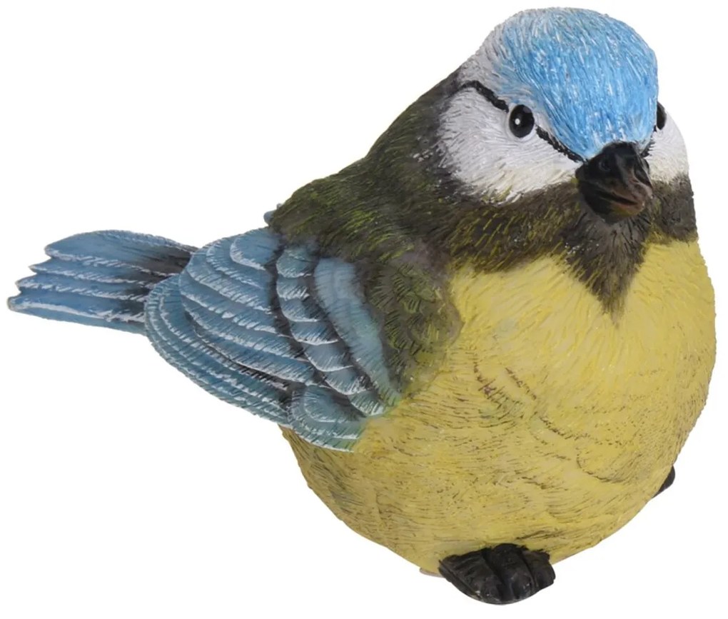 Záhradná figúrka z polistone Birds, sada 3ks, 9 cm, viacfarebná