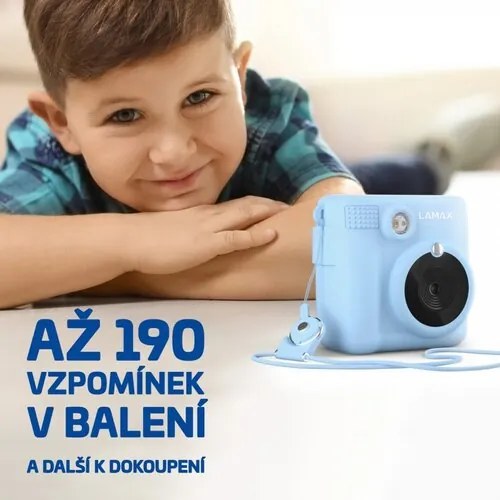 LAMAX InstaKid1 detský fotoaparát, modrá