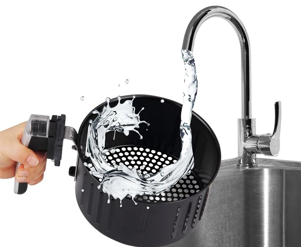 InternetovaZahrada Teplovzdušná fritéza FRYER 1 black - 9 v 1 s dotykovým displejom 1485 W 3,6 l