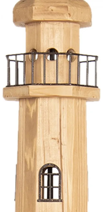 Okrová rustikal stojaca lampa MAJÁK