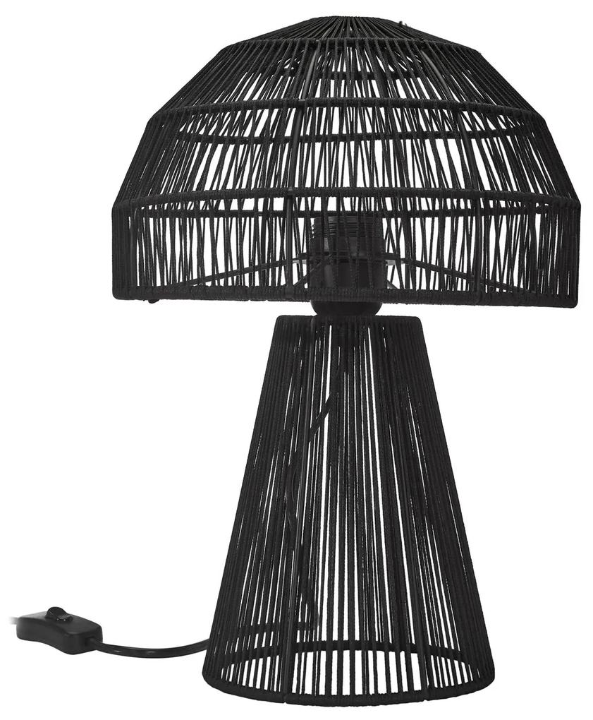 PR Home Porcini stolová lampa výška 37 cm čierna