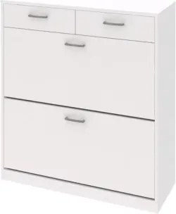 Stredne vysoký botník Mega 93, biela%