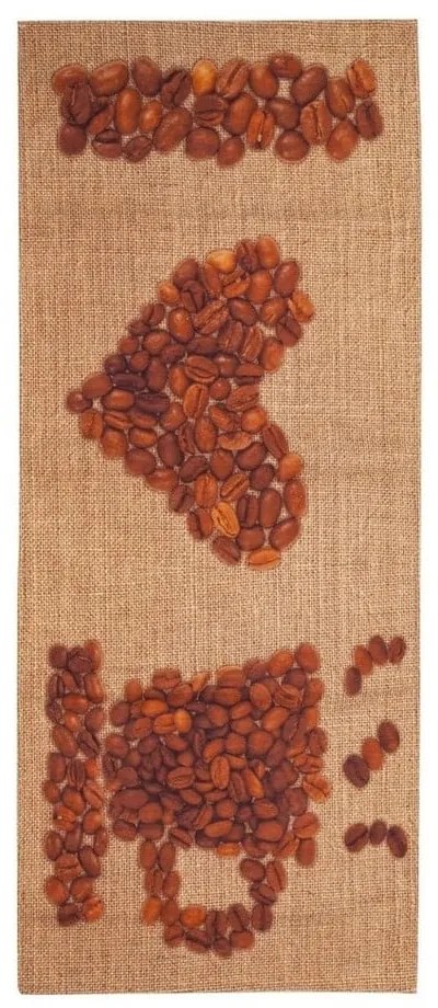 Behúň Floorita Love Coffee, 60 x 150 cm