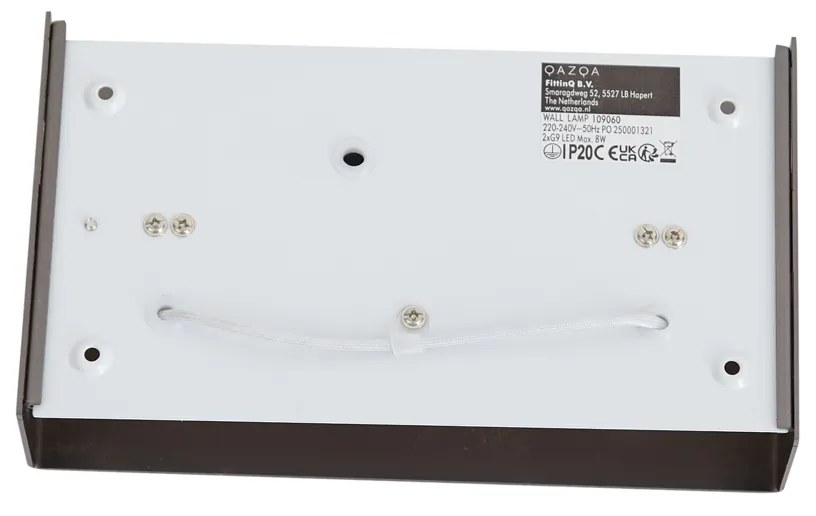 Moderné nástenné svietidlo Gunmetal 2-Lights - Otan