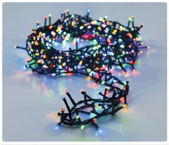 Svetelná vianočná reťaz Twinkle 30 m, farebná, 1500 LED