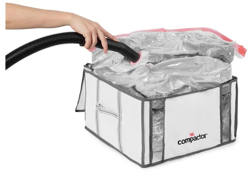 Vákuový/vystužený látkový úložný box na oblečenie 42x25x25 cm Life – Compactor