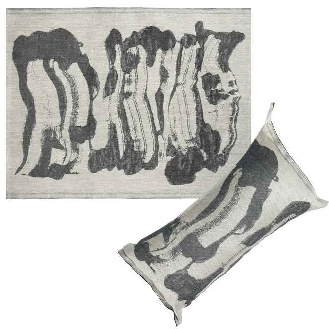 Sada do sauny na sedenie Savu, ľan-tmavo sivá