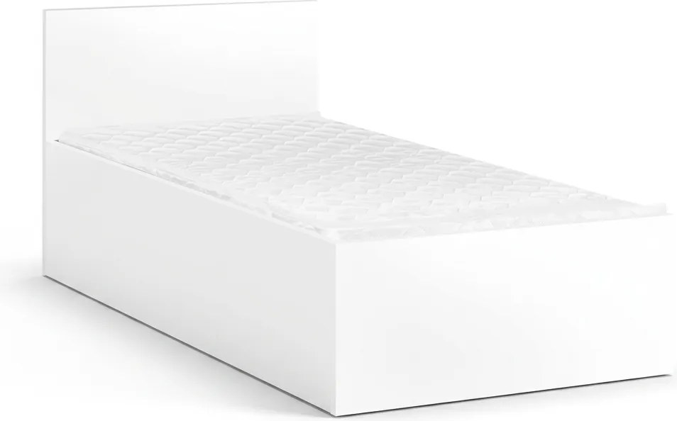 Posteľ SOFIA 80 x 200 cm, biela Rošt: S latkovým roštom, Matrac: Matrac SOMMERA 18 cm