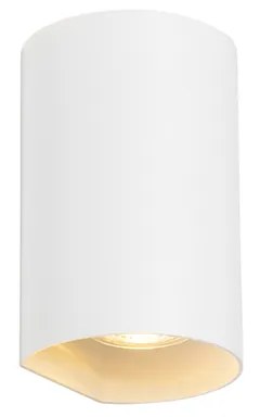 Inteligentná nástenná lampa biela okrúhla vrátane 2 WiFi GU10 - Sabbir