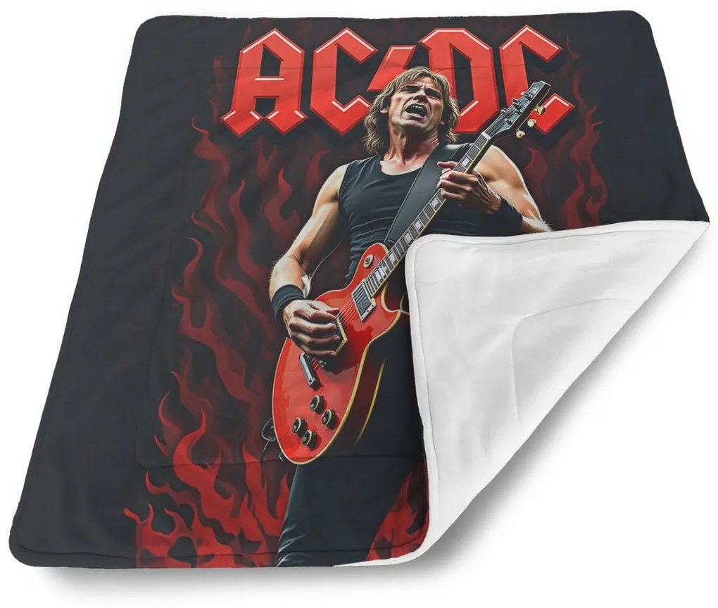Sablio Deka pre bábätko ACDC Gitarista - 80x100 cm