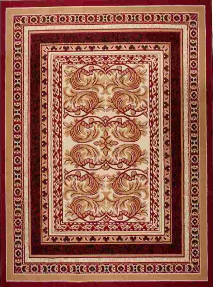 Kusový koberec PP Aslan červený, Velikosti 60x100cm