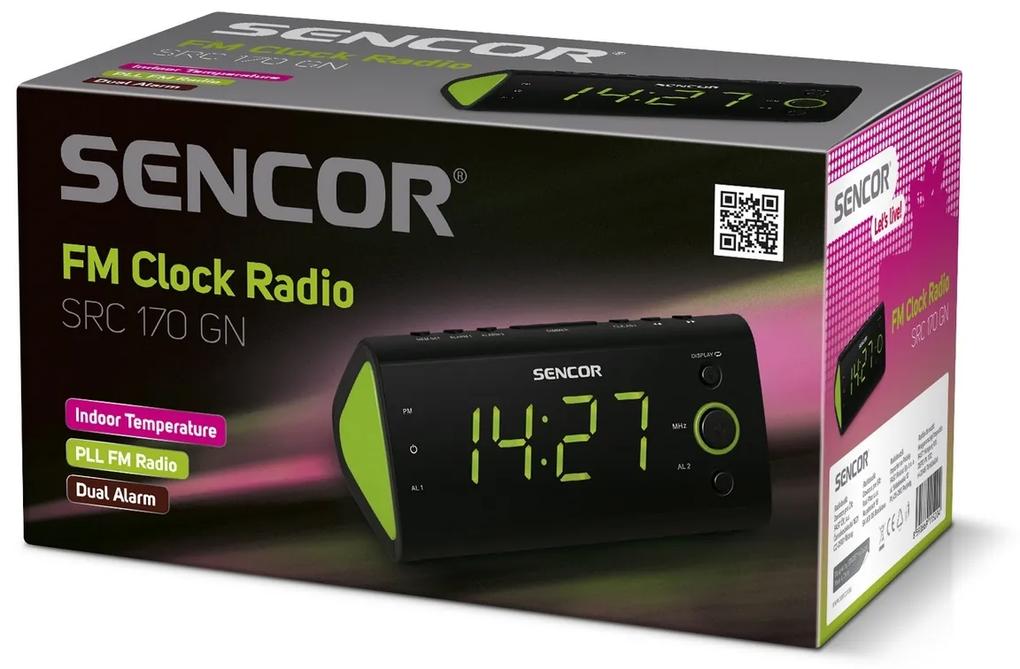 Sencor SRC 170 GN rádiobudík, zelená