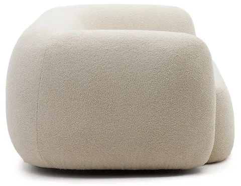 Krémová pohovka z textílie buklé 246 cm Martina – Kave Home