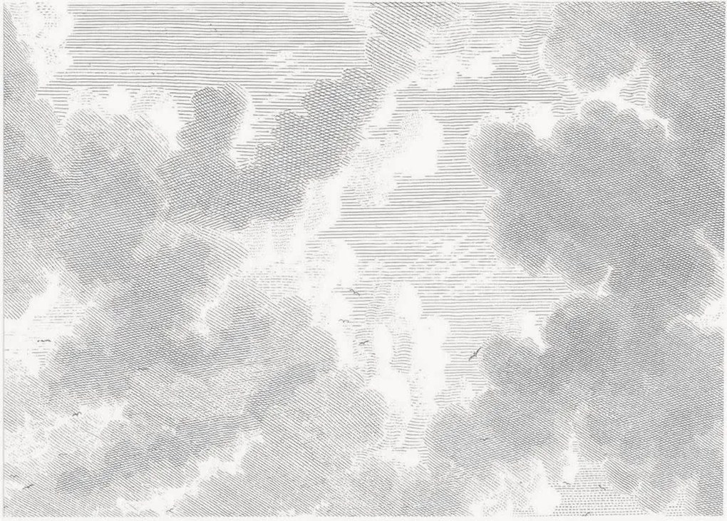 Vliesová tapeta Engraved Clouds