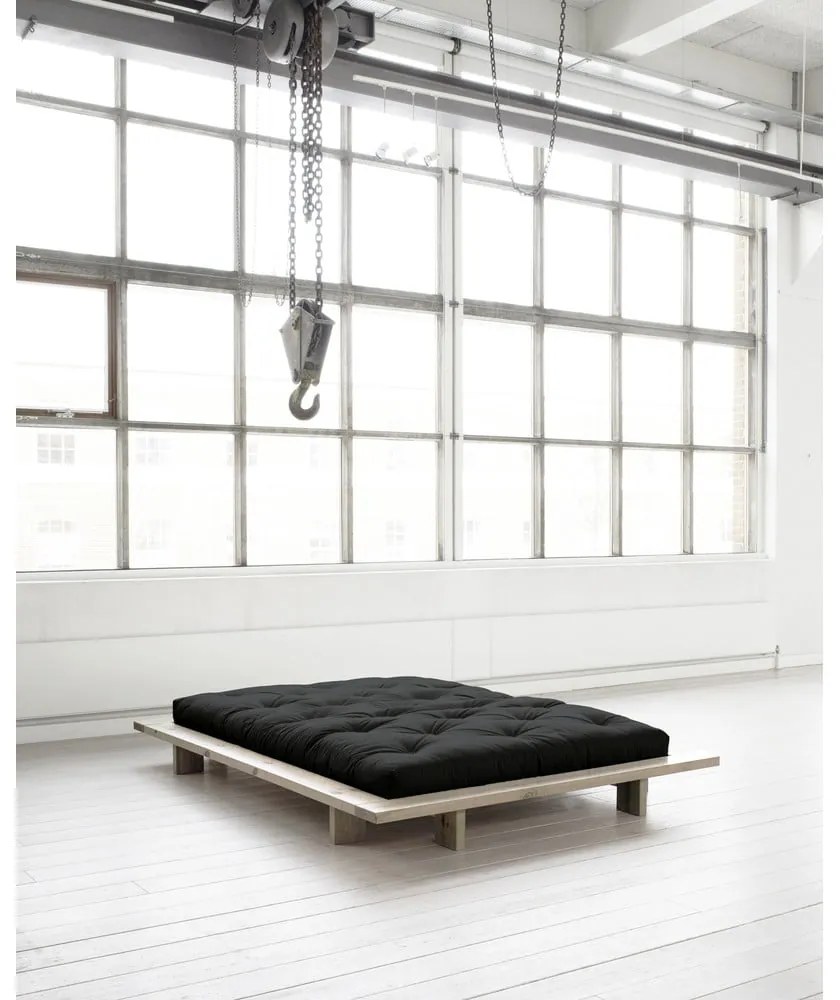 Dvojlôžková posteľ Karup Design Japan Raw, 140 x 200 cm