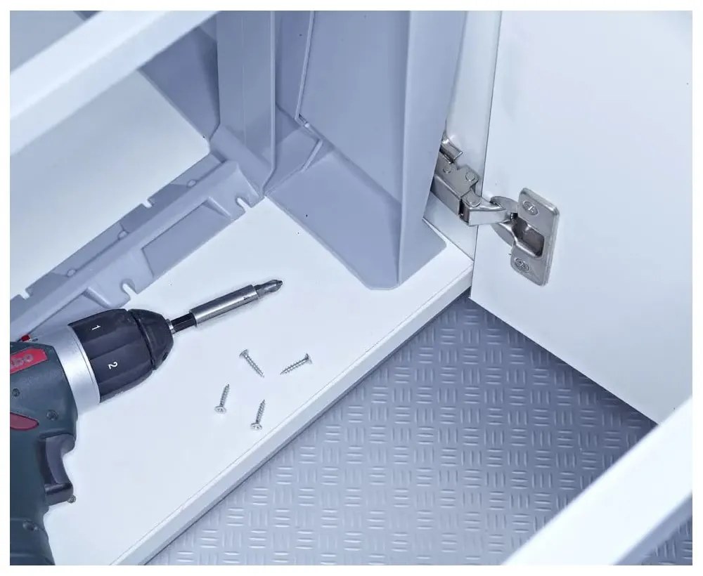 Plastový odpadkový kôš na triedený odpad/vstavaný 18 + 12 + 12 + 8 l City - Elletipi