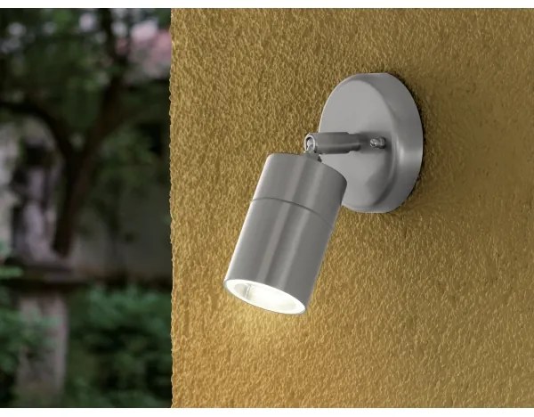 Eglo 93268 - LED vonkajšie osvetlenie STOCKHOLM 1 1xGU10/5W/230V