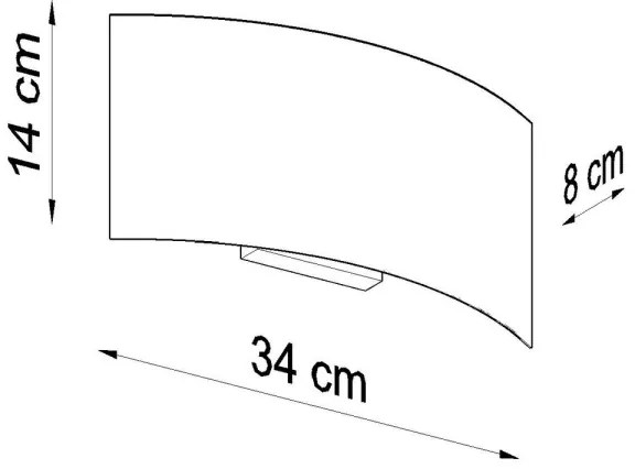 Sollux SL.0937 - Nástenné svietidlo MAGNUS 2xG9/40W/230V čierna