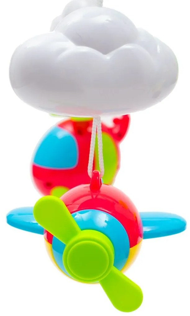 Kolotoč Baby Mix nad postieľku s projektorom adiaľkovým ovládaním, modrý