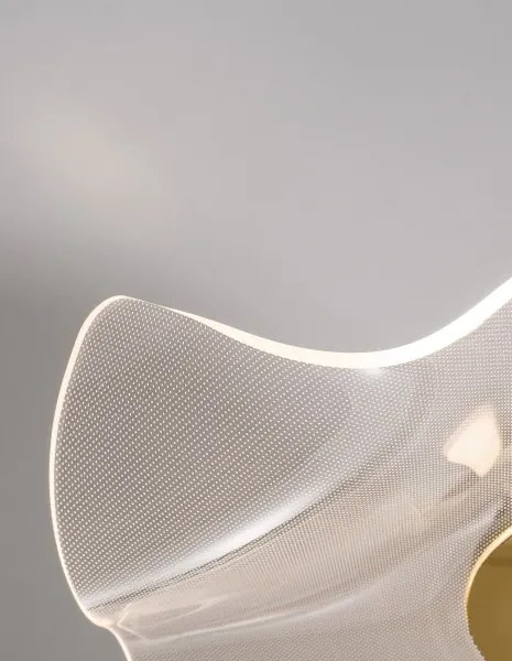 LED stropné svietidlo Siderno A 50 zlaté