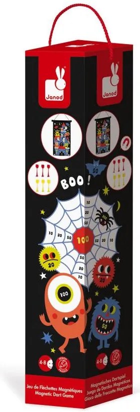 Magnetická hra Terč a šípky - Príšerky