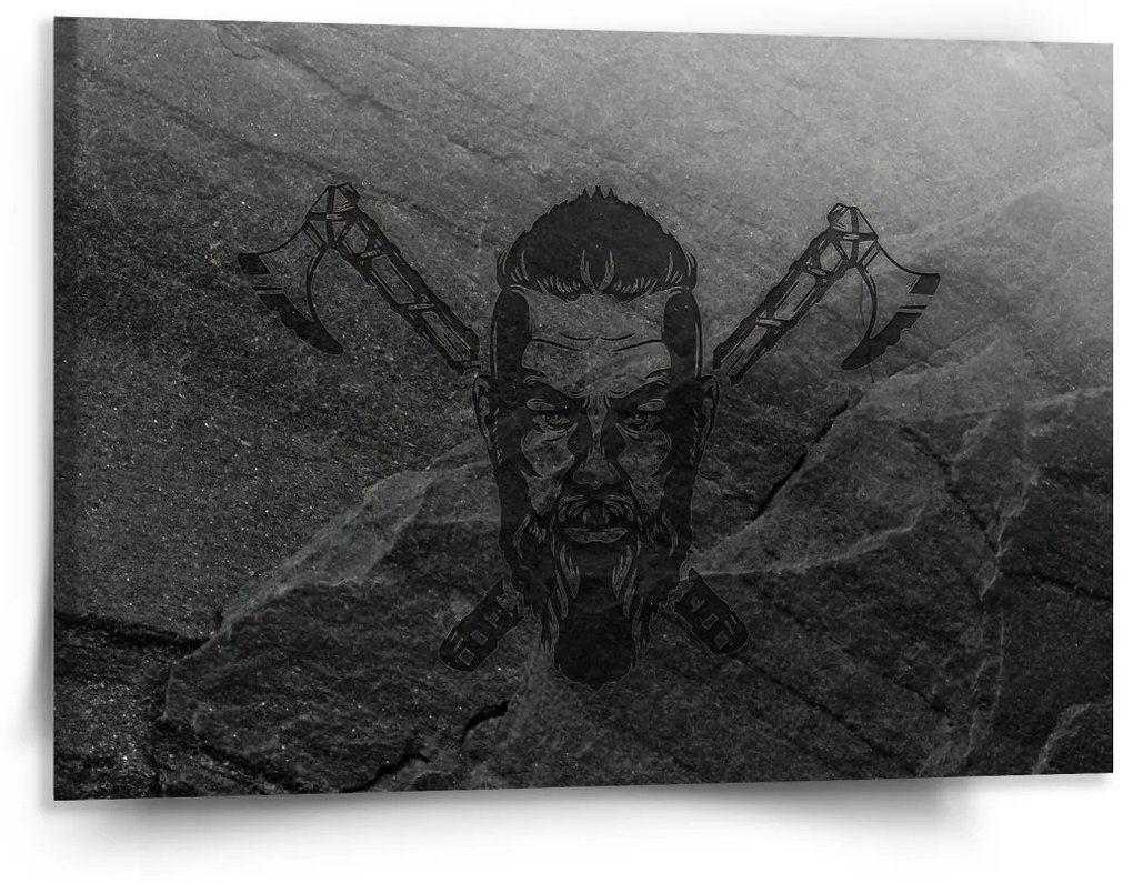 Sablio Obraz Vikingové Stone - 150x110 cm