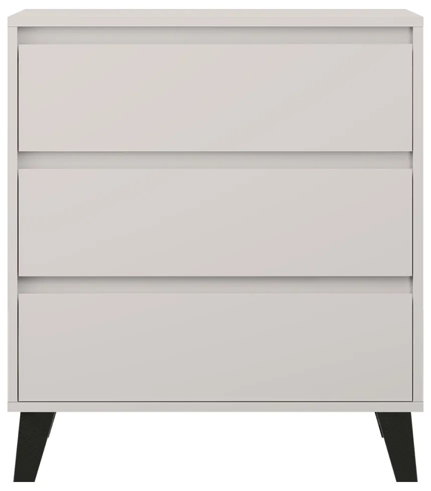 Komoda BOGAN 3S70, krémová