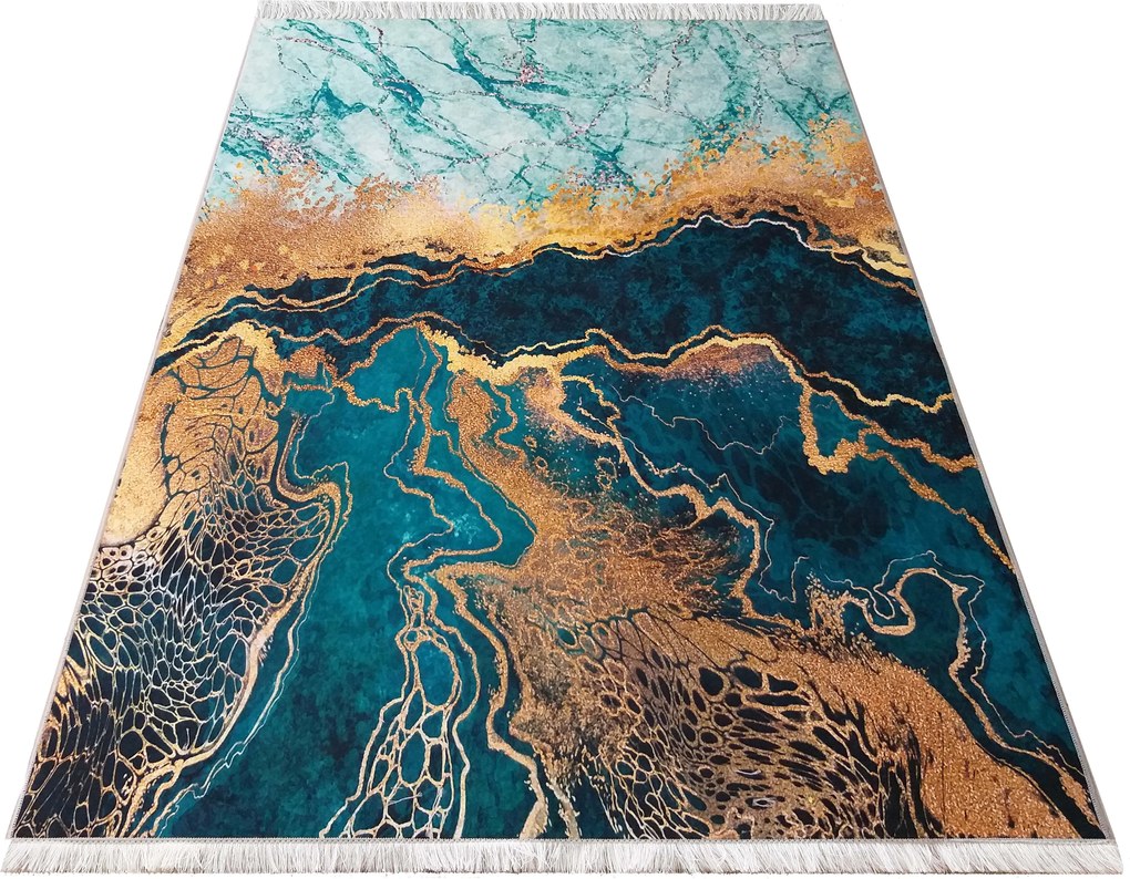 DY Horeca-New 111S Zelený koberec Rozmer: 160x220 cm